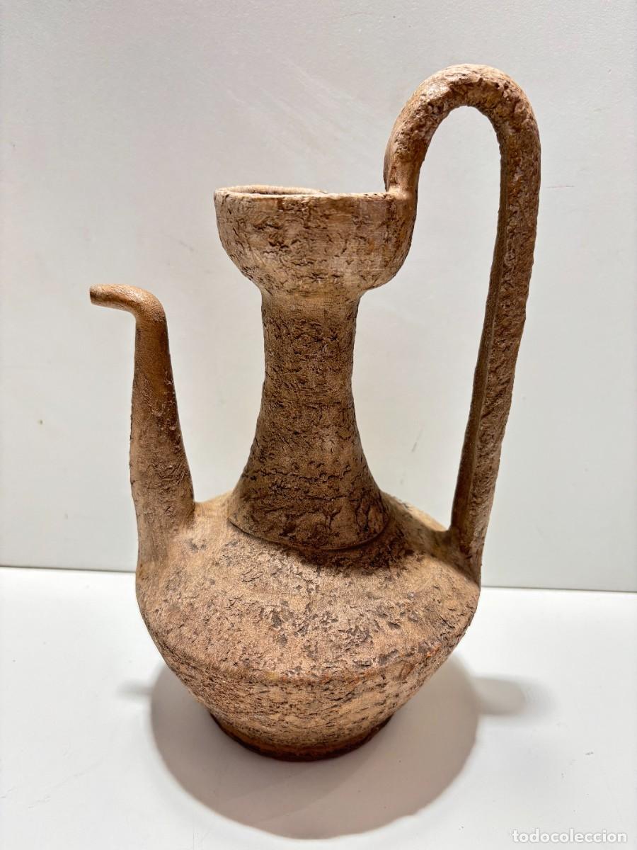 Antig&uuml;edades: ACEITERA ARTESANAL DE BARRO DE SAGUNTO - Foto 1