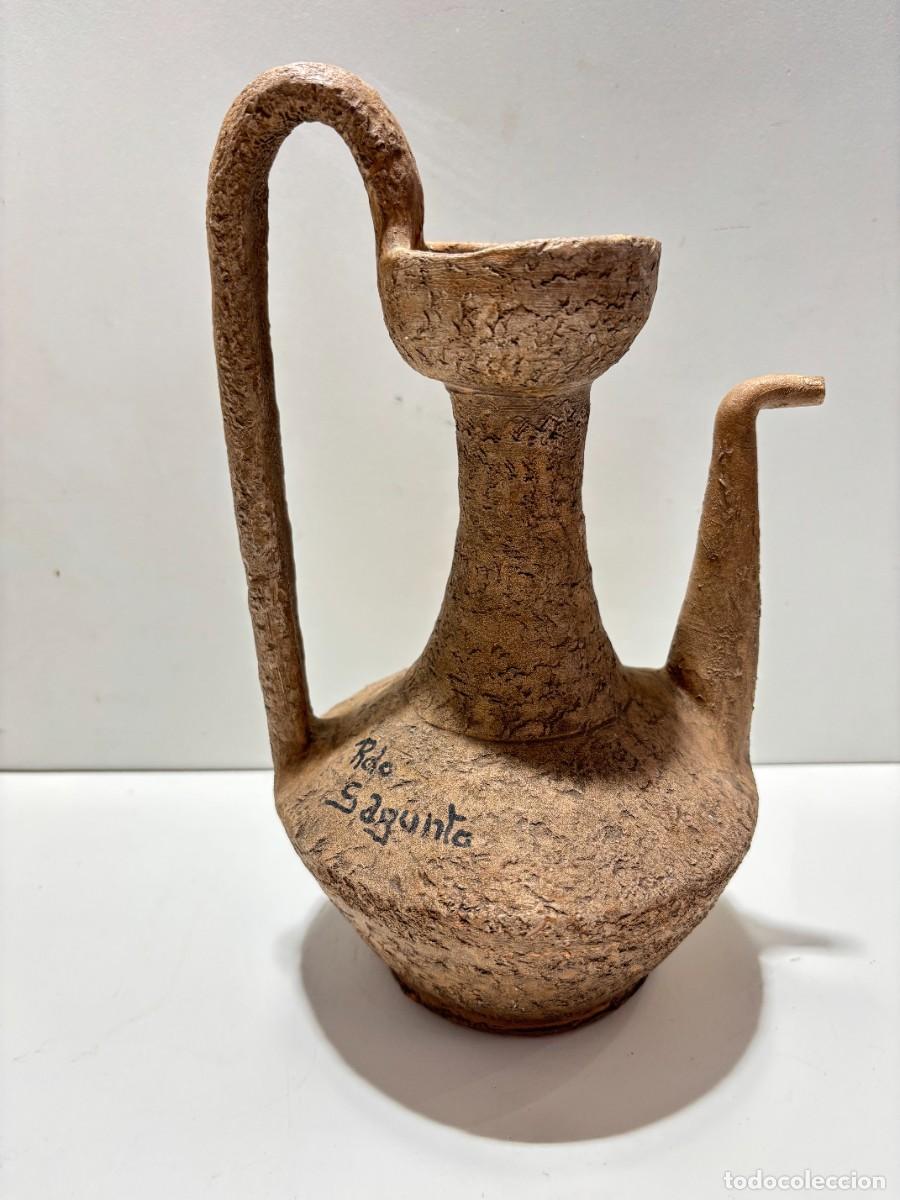 Antig&uuml;edades: ACEITERA ARTESANAL DE BARRO DE SAGUNTO - Foto 3