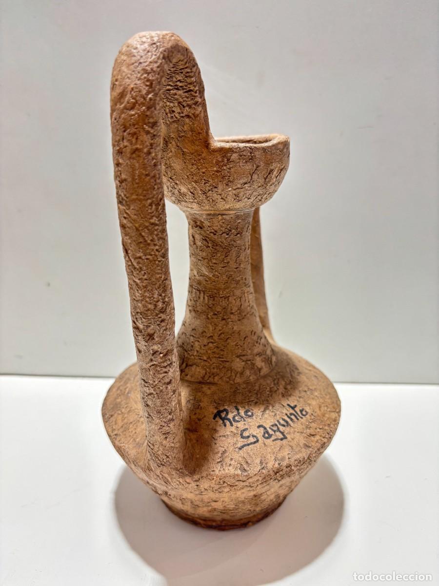Antig&uuml;edades: ACEITERA ARTESANAL DE BARRO DE SAGUNTO - Foto 4