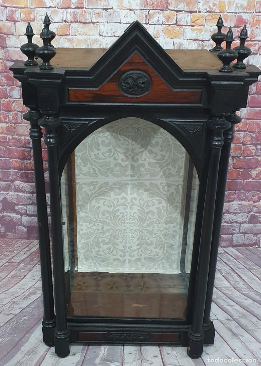 Antig&uuml;edades: Vitrina expositora hornacina - Foto 3