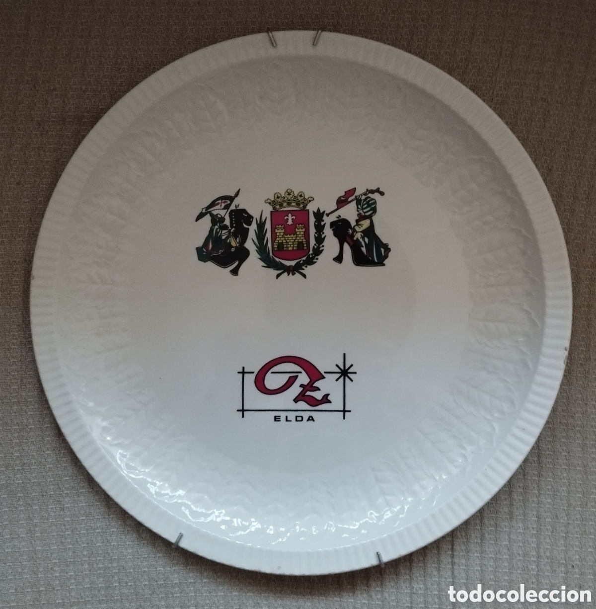 Antig&uuml;edades: PLATO PORCELANA COMPARSA ZINGAROS DE ELDA - Foto 1