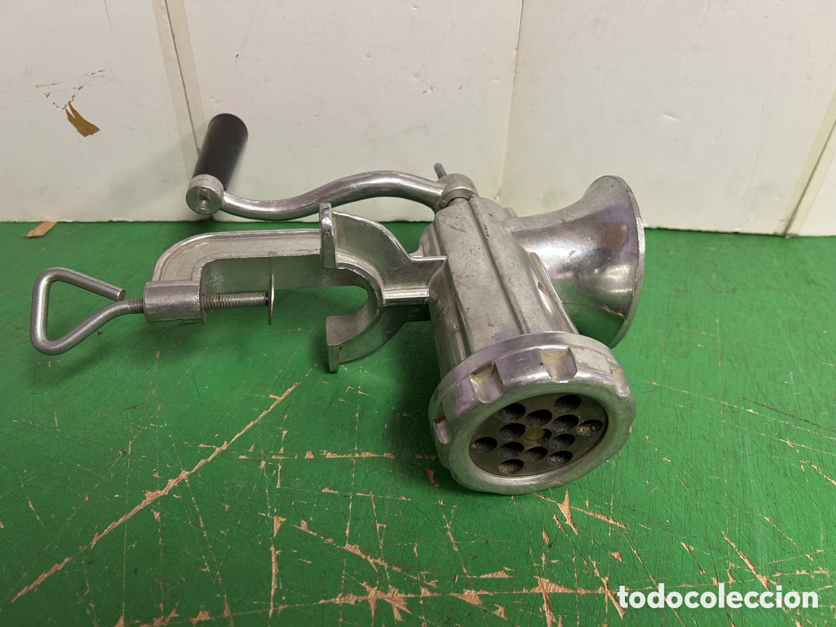 Antig&uuml;edades: PICADORA DE CARNE NUEVA - Foto 4