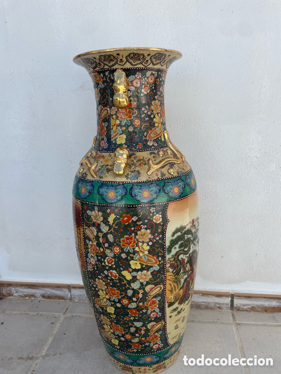 Antig&uuml;edades: Jarr&oacute;n chino antiguo grande. - Foto 2