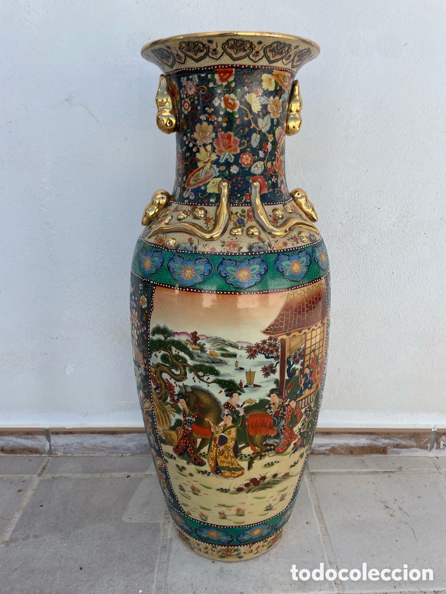 Antig&uuml;edades: Jarr&oacute;n chino antiguo grande. - Foto 4