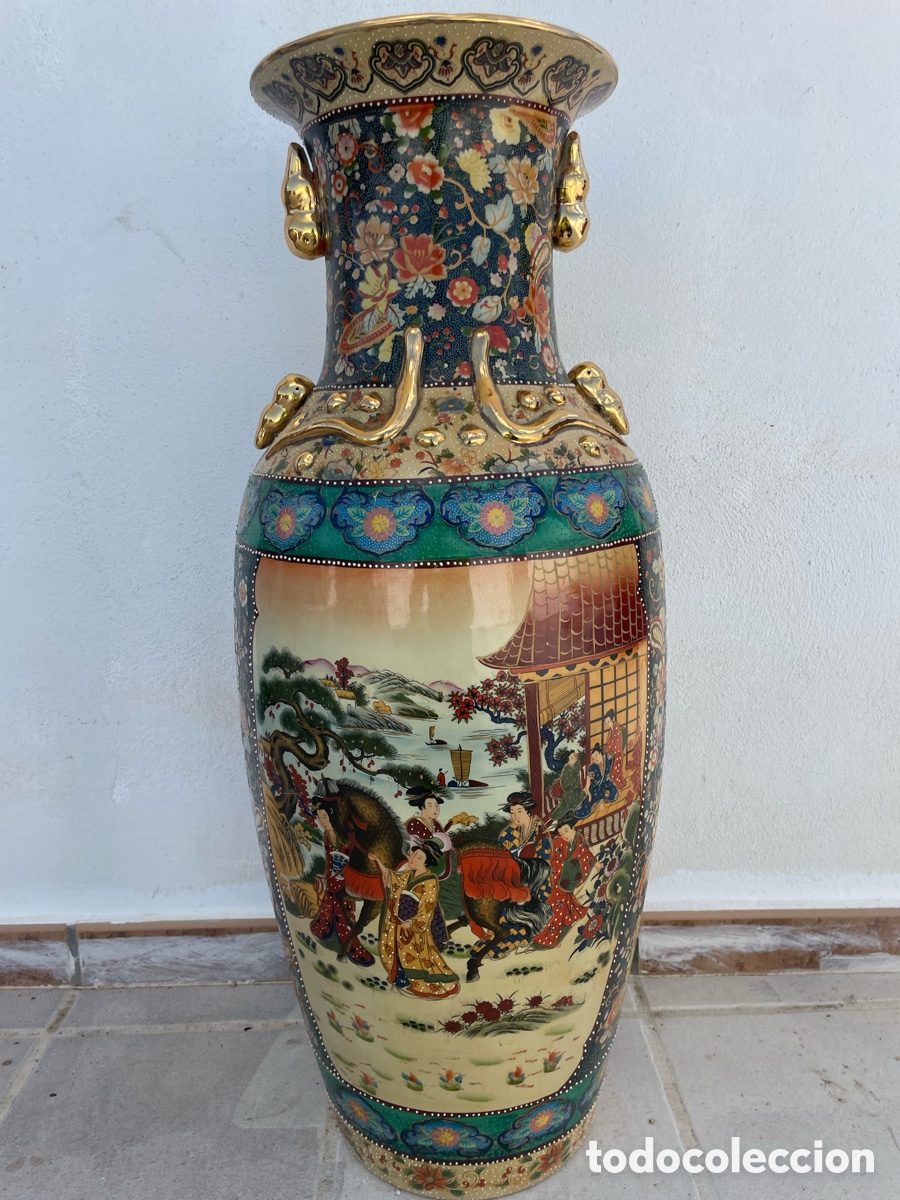Antig&uuml;edades: Jarr&oacute;n chino antiguo grande. - Foto 1