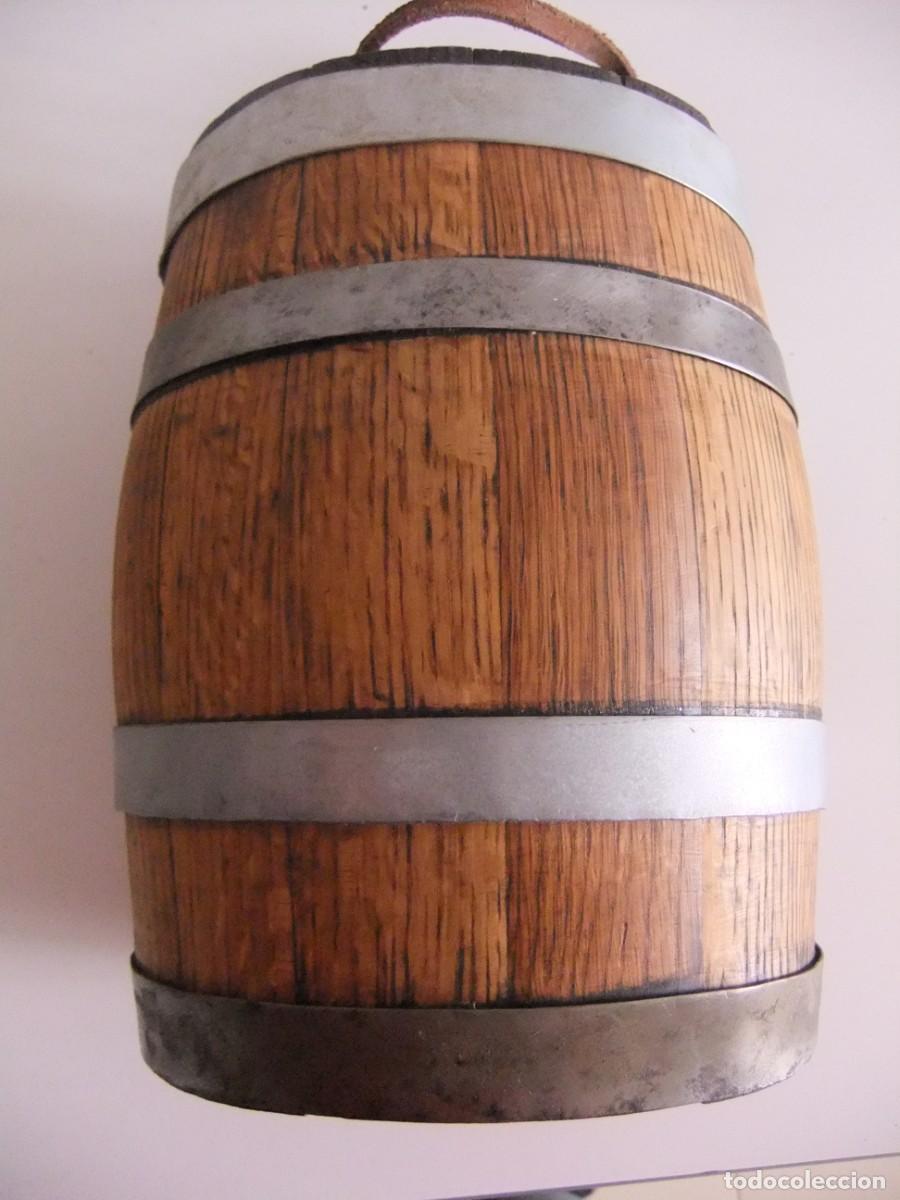 Antig&uuml;edades: peque&ntilde;a barrica de madera - Foto 7