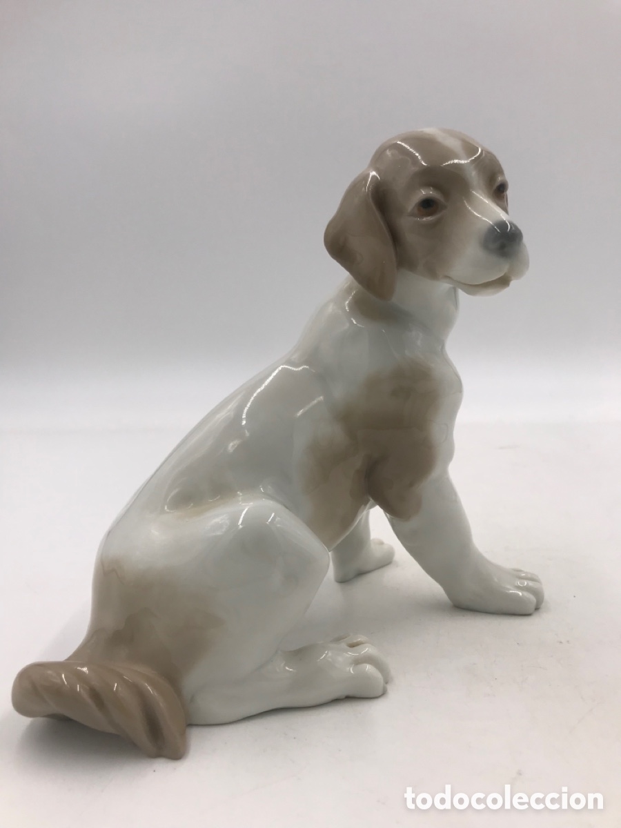 Antig&uuml;edades: Perro de cer&aacute;mica Nao by Lladr&oacute;. - Foto 2