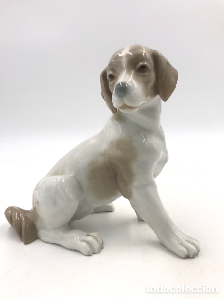 Antig&uuml;edades: Perro de cer&aacute;mica Nao by Lladr&oacute;. - Foto 1