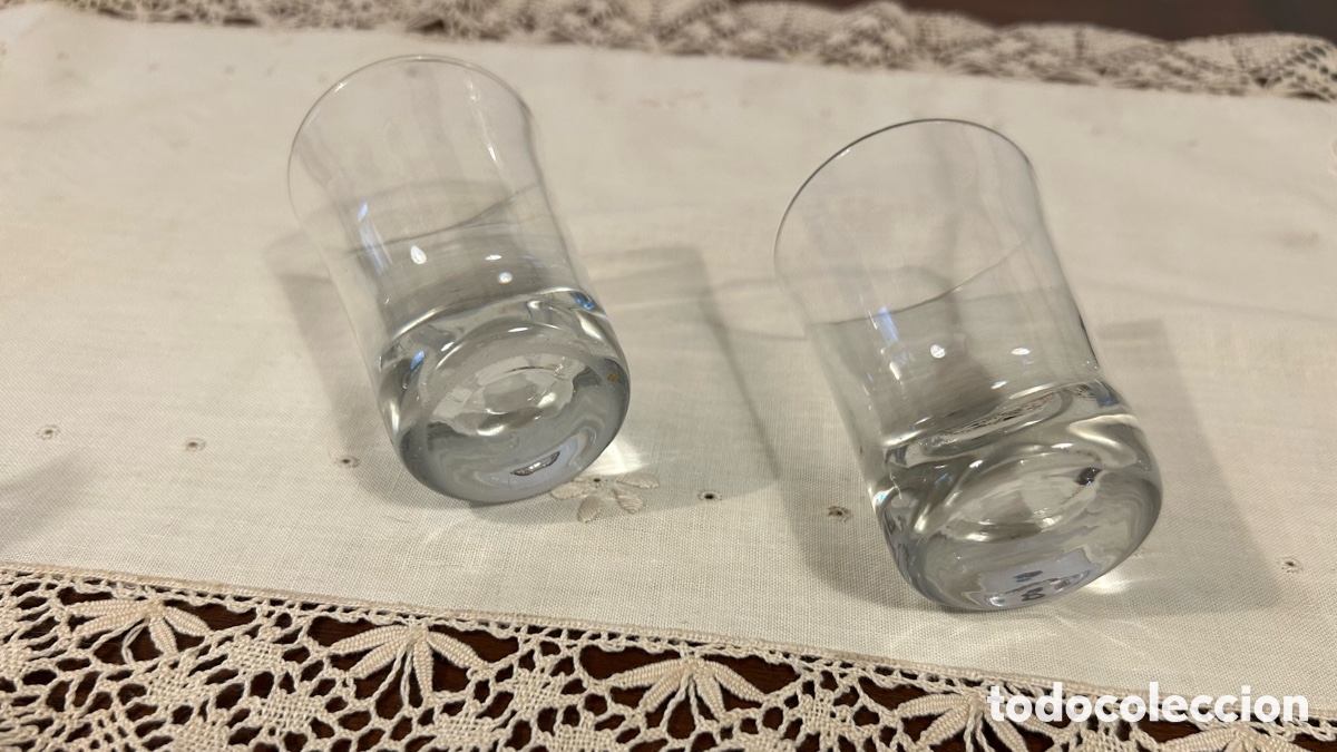 Antig&uuml;edades: 2 VASOS VINTAGE. PAR DE VASOS - Foto 2