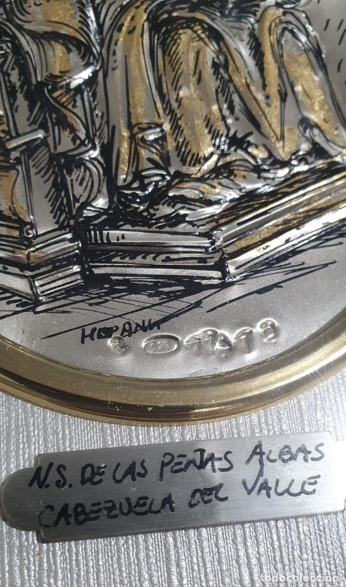 Antig&uuml;edades: Cuadro con Virgen en plata de ley - Foto 5