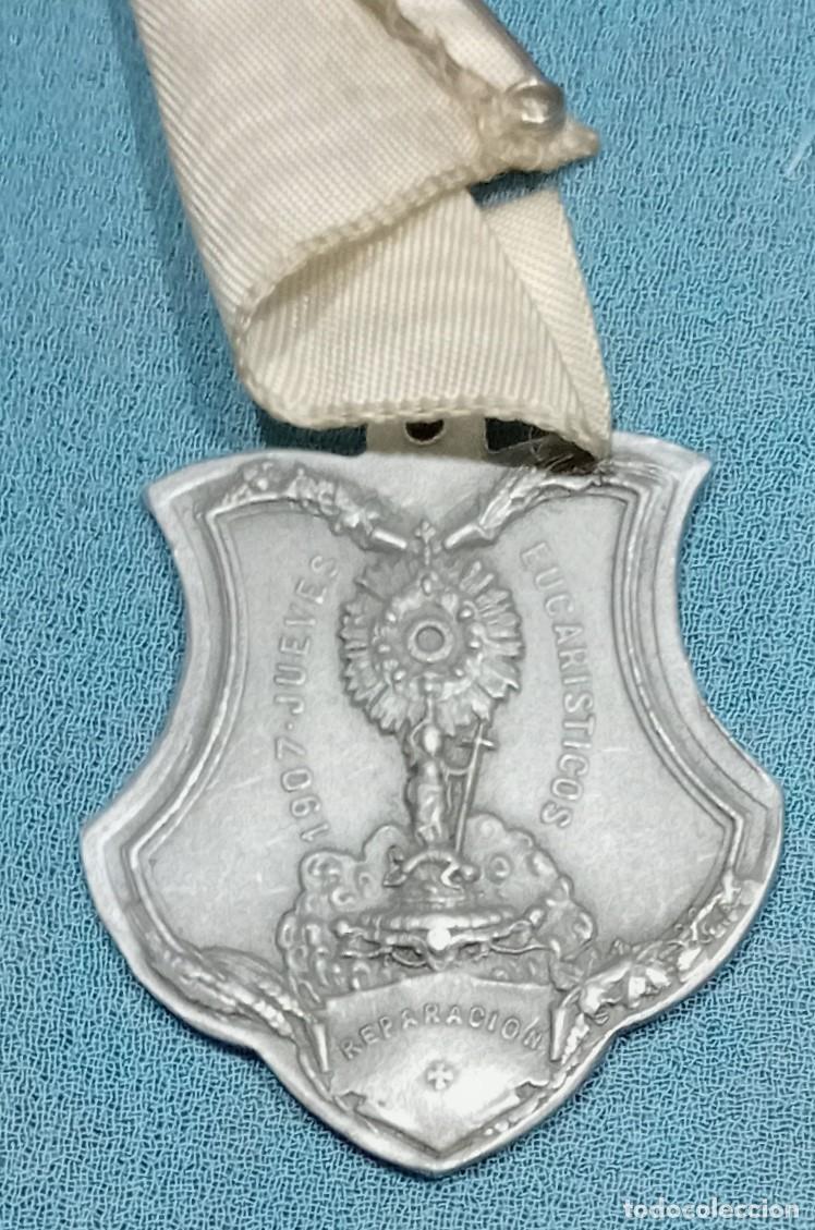 Antig&uuml;edades: MEDALLA 1907 JUEVES EUCARISTICOS - Foto 1