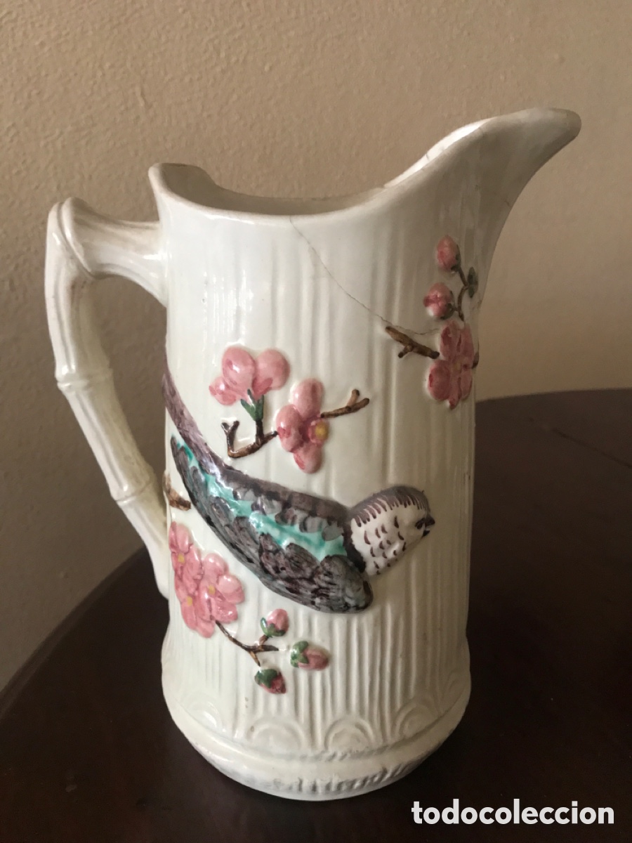 Antig&uuml;edades: Jarro de porcelana antiguo - Foto 1