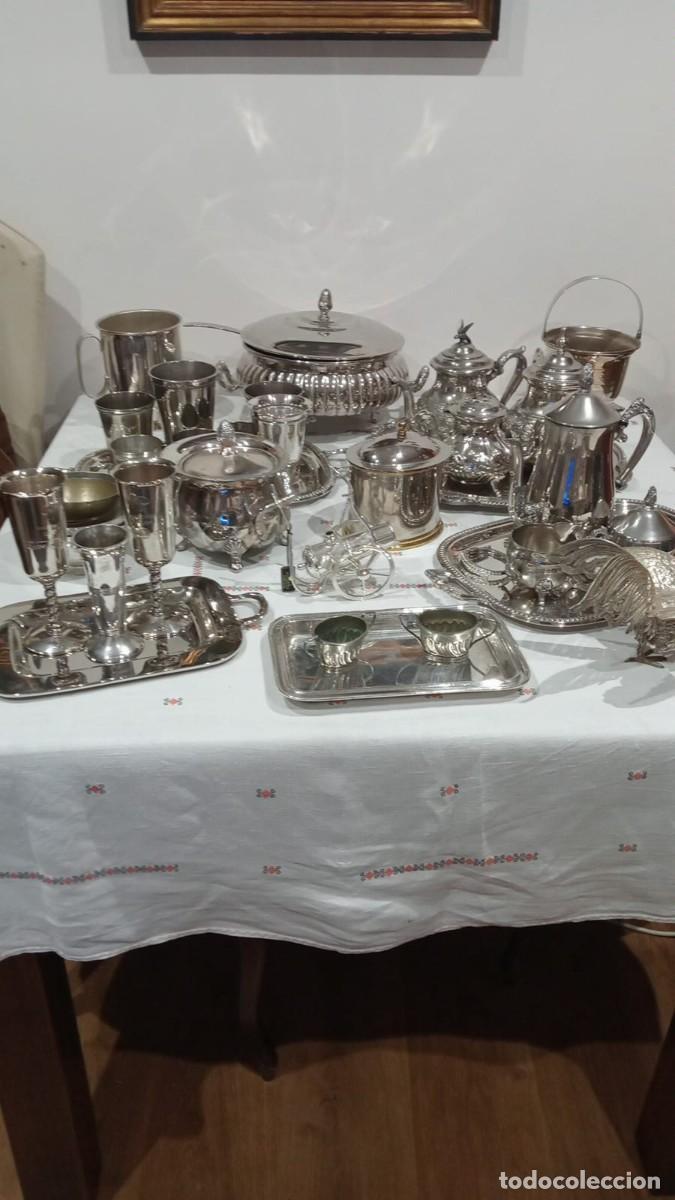 Antig&uuml;edades: Juego de vajilla de plata - Foto 1