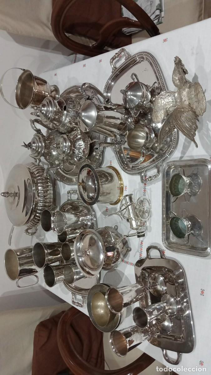 Antig&uuml;edades: Juego de vajilla de plata - Foto 3