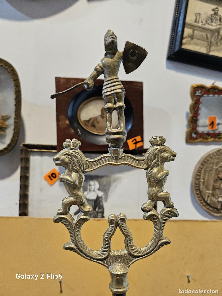 Antig&uuml;edades: velon de metal grande con luces - Foto 6