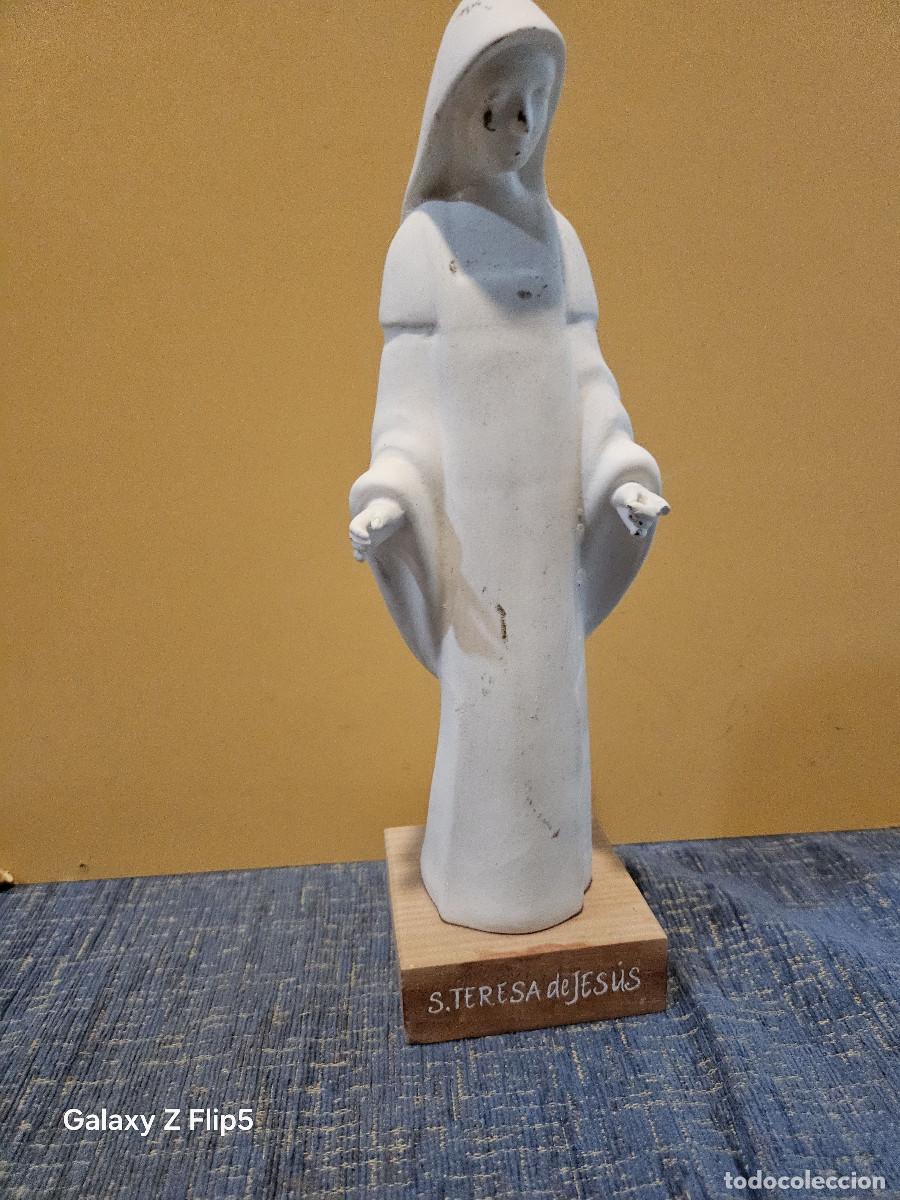 Antig&uuml;edades: virgen en ceramica blanca - Foto 1