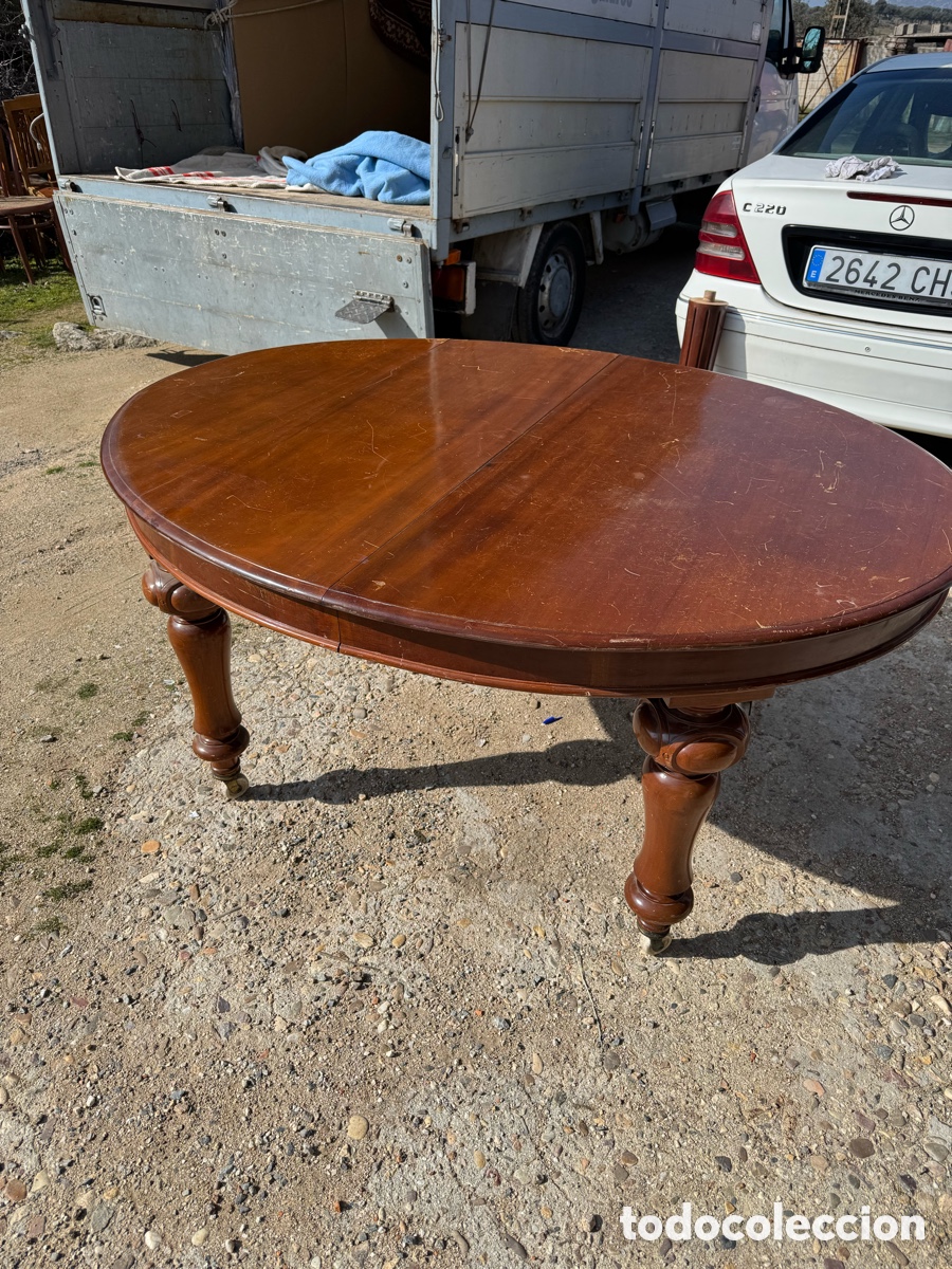 Antig&uuml;edades: Gran mesa de comedor inglesa - Foto 2