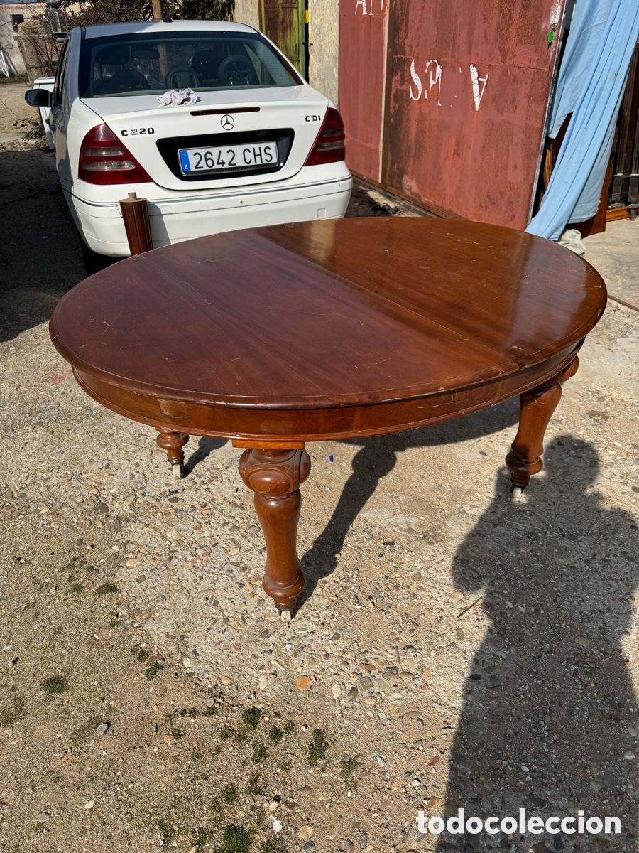 Antig&uuml;edades: Gran mesa de comedor inglesa - Foto 3