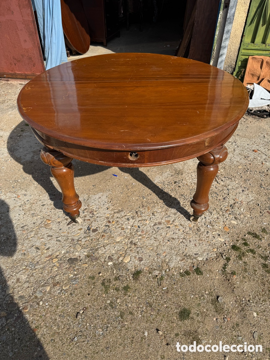Antig&uuml;edades: Gran mesa de comedor inglesa - Foto 4