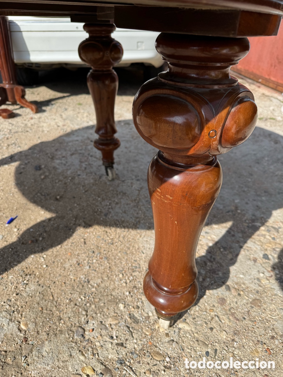 Antig&uuml;edades: Gran mesa de comedor inglesa - Foto 7