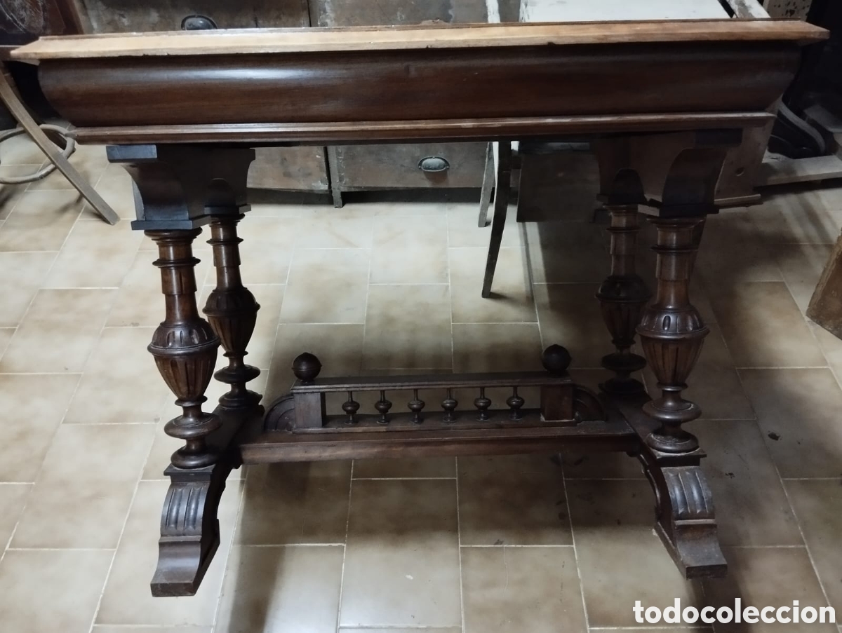 Antig&uuml;edades: Antigua mesa auxiliar - Foto 6