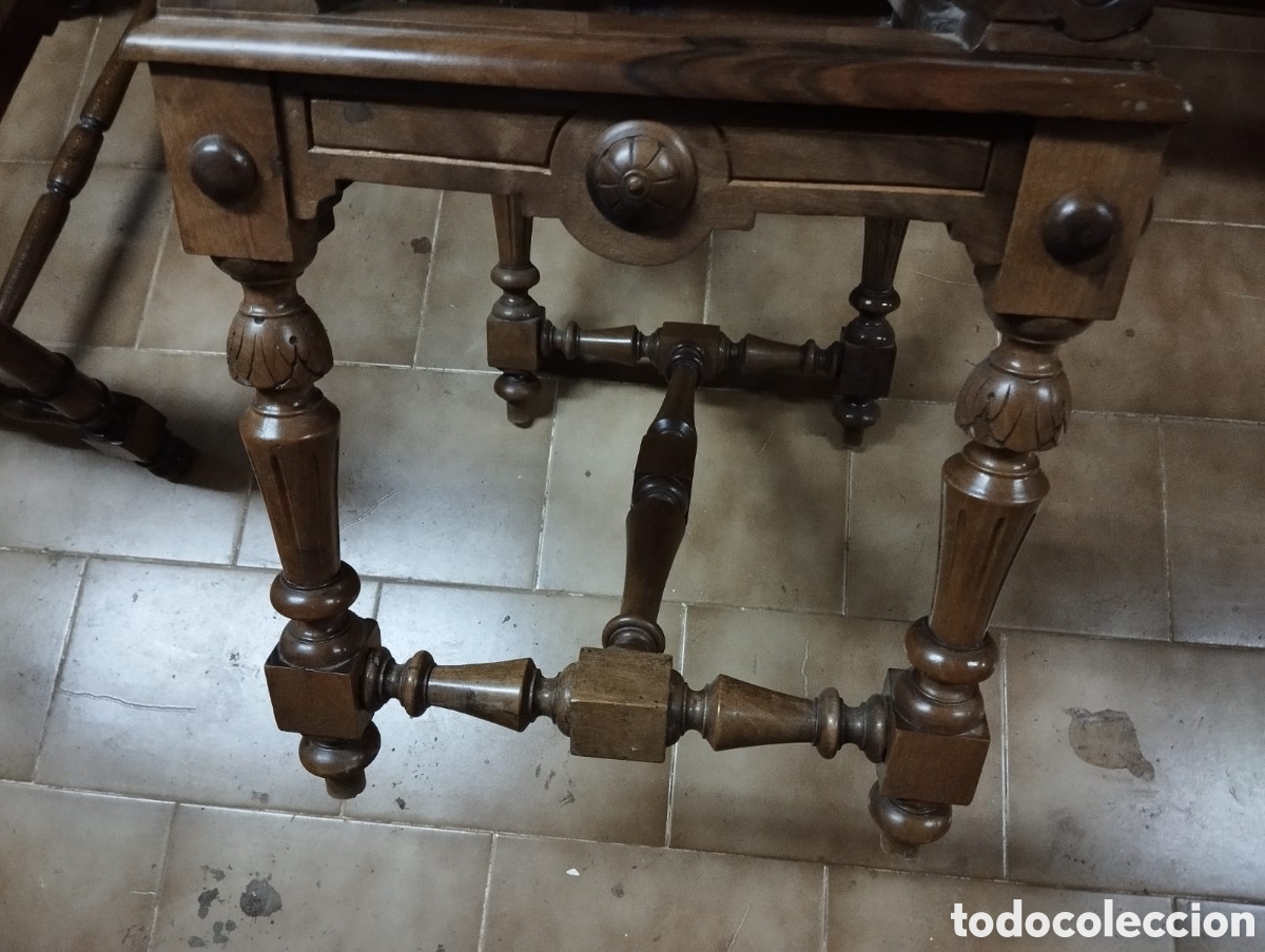 Antig&uuml;edades: Pareja de banquetas. - Foto 8