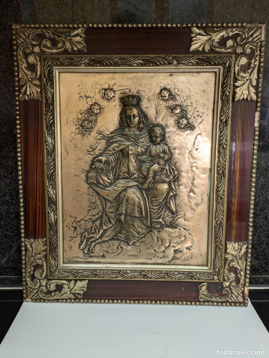 Antig&uuml;edades: Relieve antiguo Virgen del Carmen - Foto 1