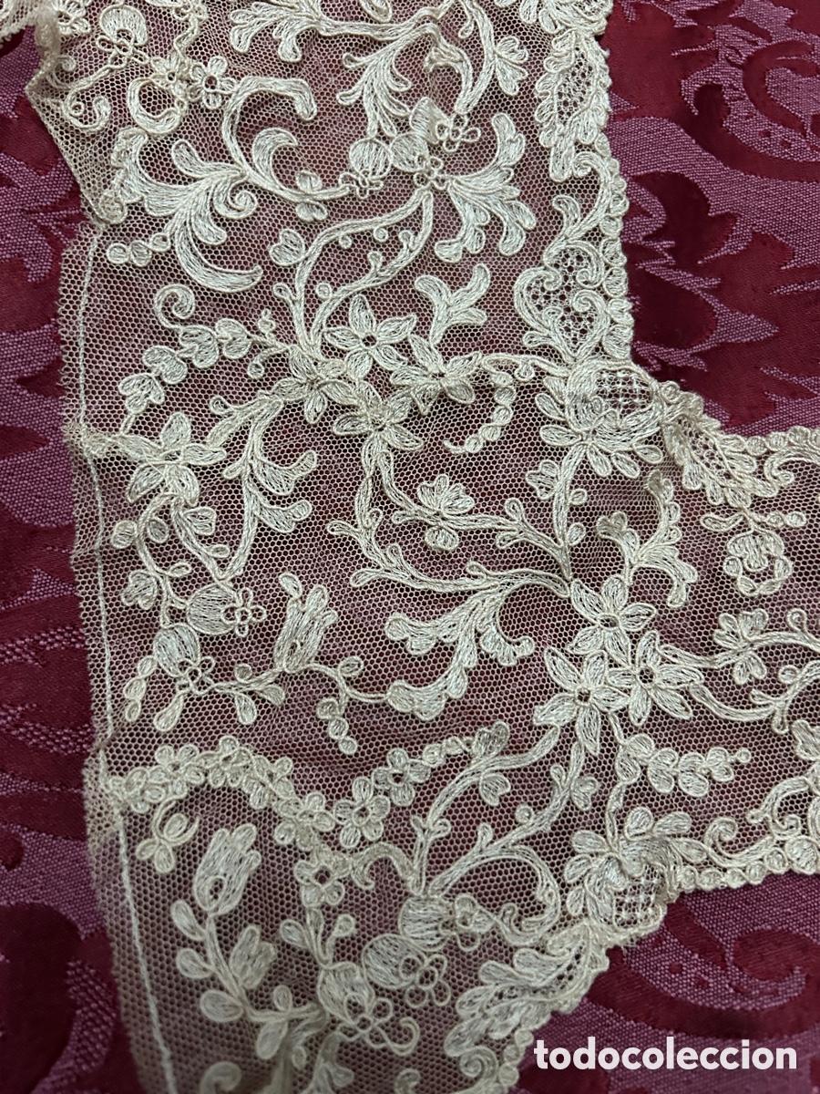 Antig&uuml;edades: Cuello encaje bordado - Foto 5