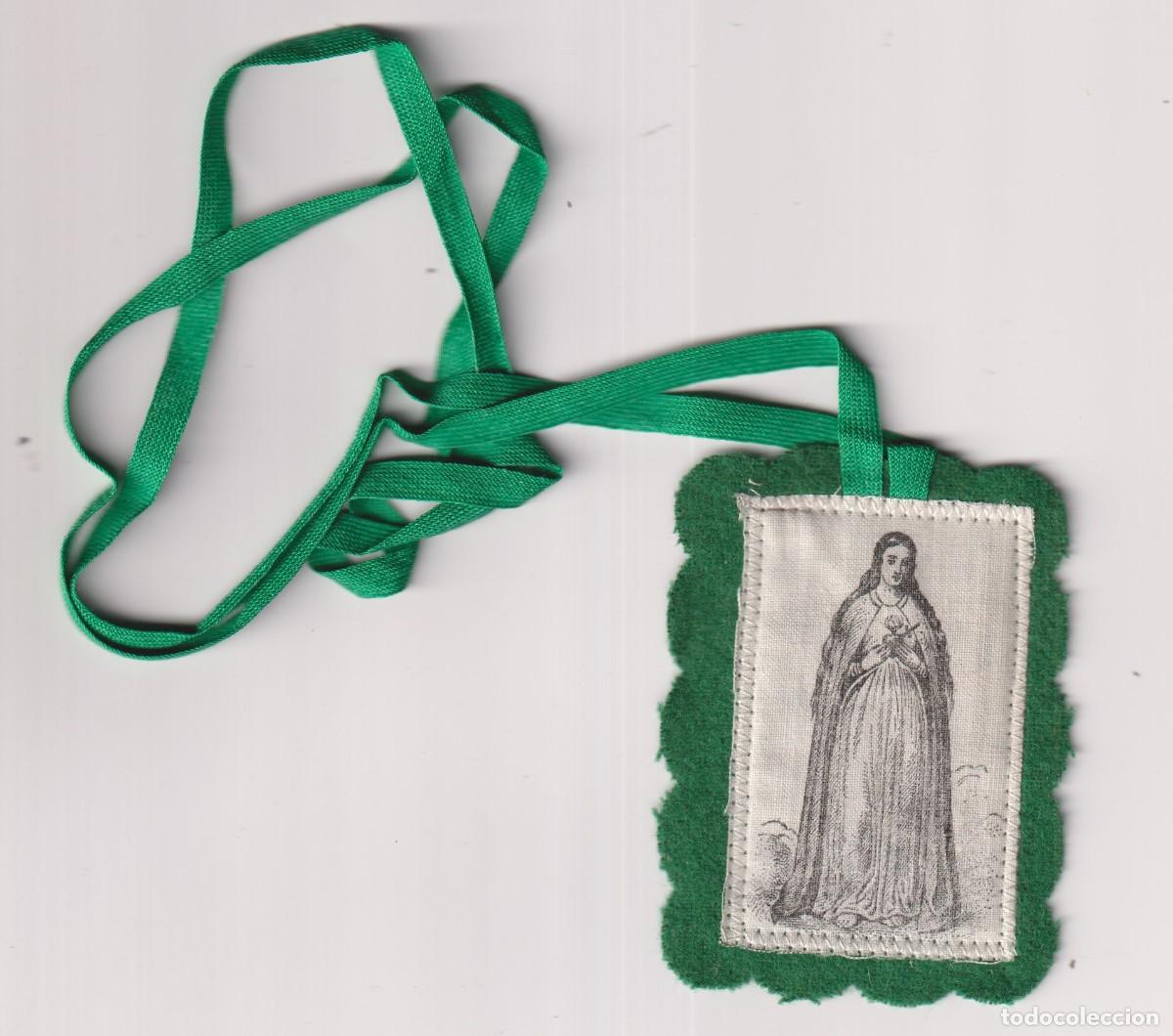 Antig&uuml;edades: Escapulario, Sagrado coraz&oacute;n de Mar&iacute;a - Foto 1