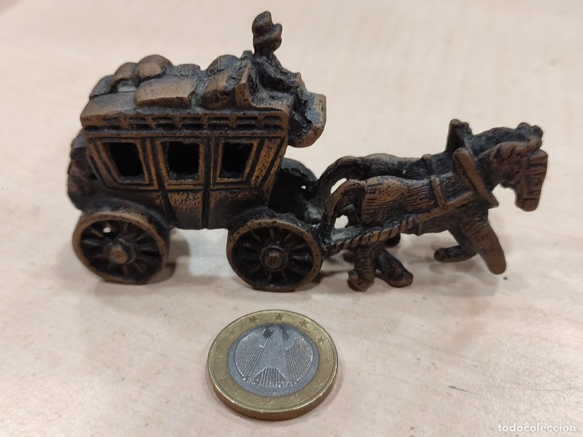 Antig&uuml;edades: Carruaje bronce o cobre - Foto 2