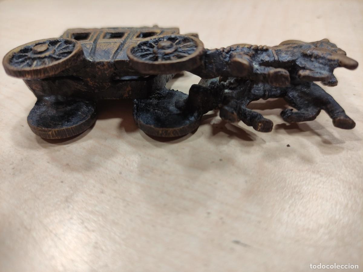Antig&uuml;edades: Carruaje bronce o cobre - Foto 3