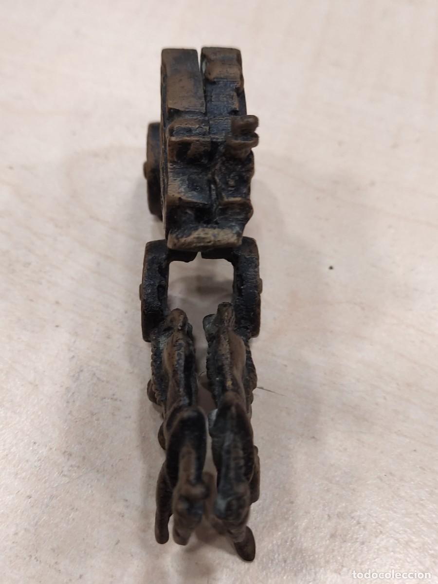Antig&uuml;edades: Carruaje bronce o cobre - Foto 4