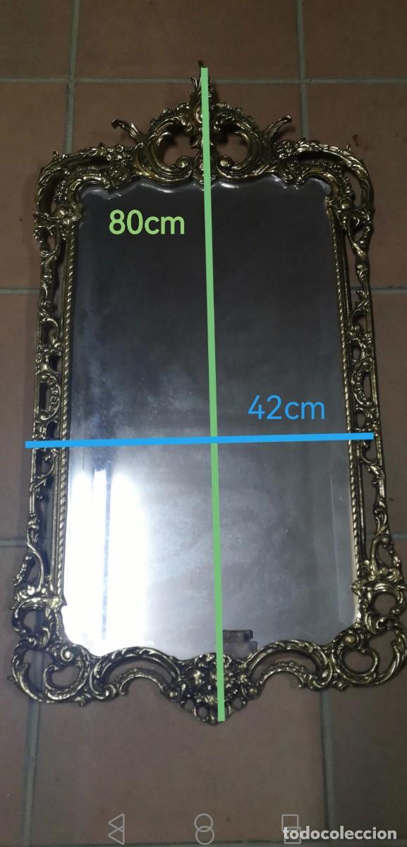 Antig&uuml;edades: Espejo de pared de bronce - Foto 2