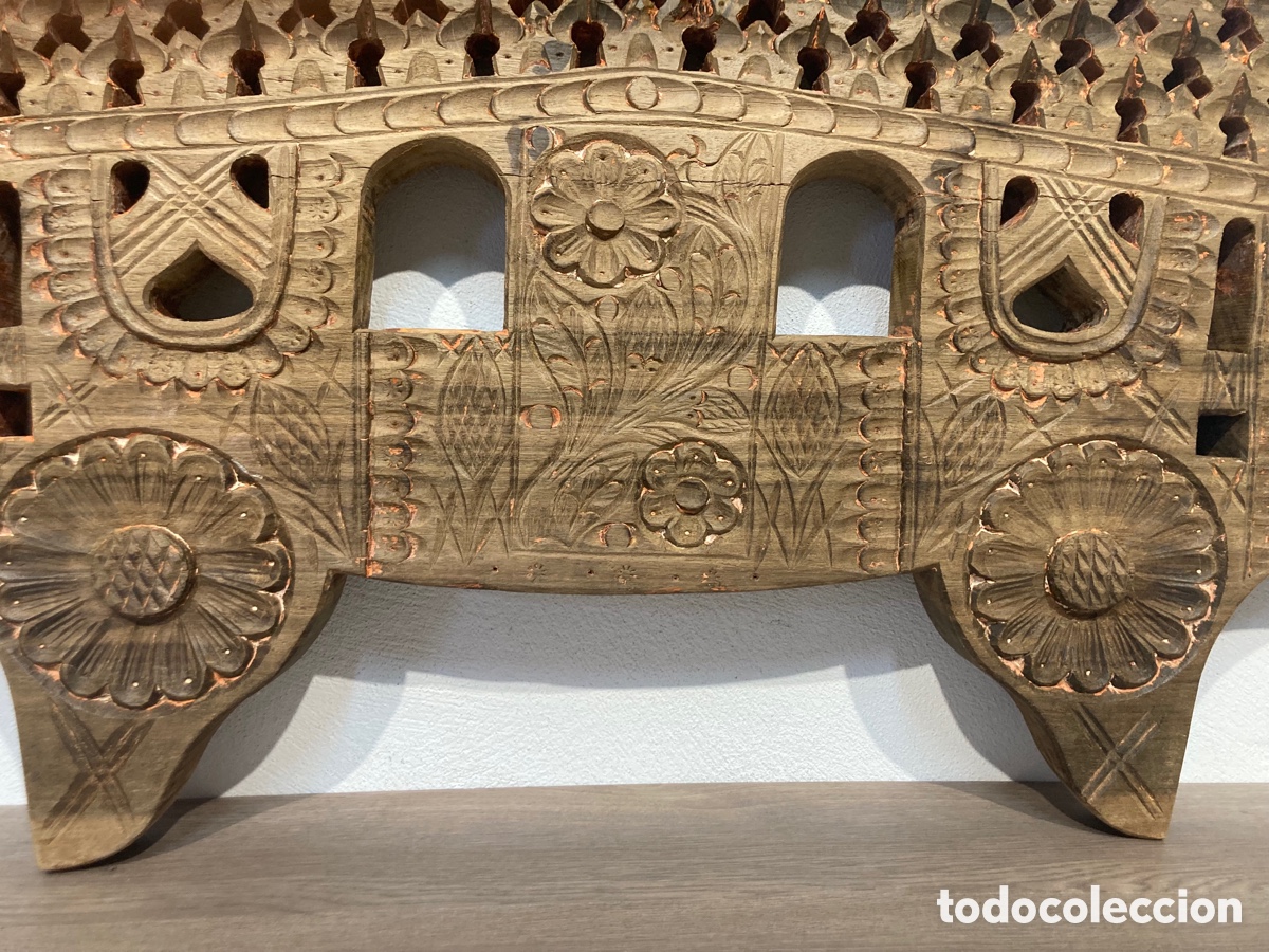 Antig&uuml;edades: Antiguo yugo de tejo decapado - Foto 2