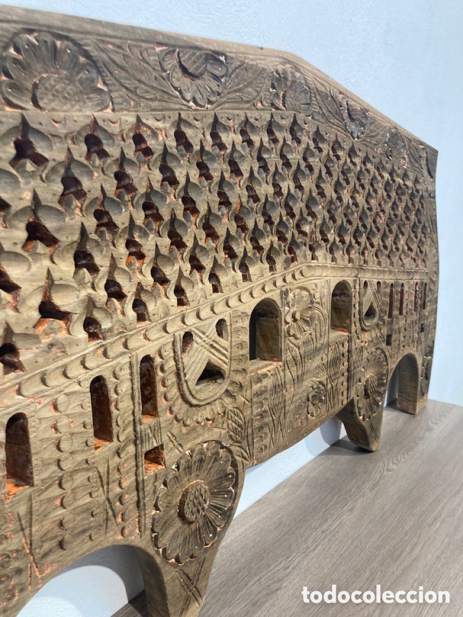 Antig&uuml;edades: Antiguo yugo de tejo decapado - Foto 9