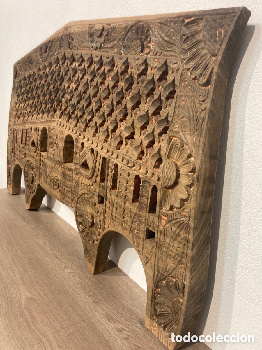 Antig&uuml;edades: Antiguo yugo de tejo decapado - Foto 11
