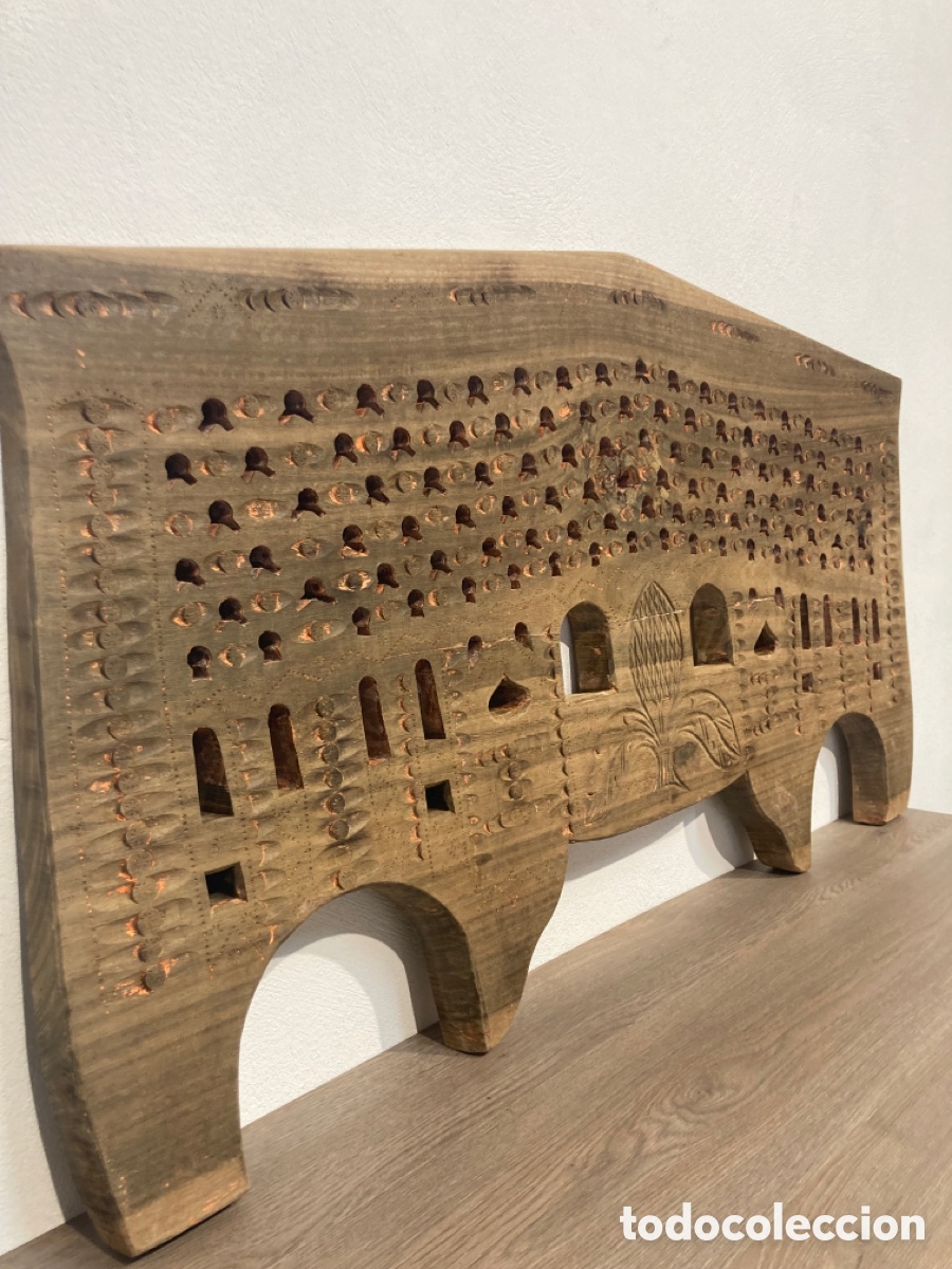 Antig&uuml;edades: Antiguo yugo de tejo decapado - Foto 14