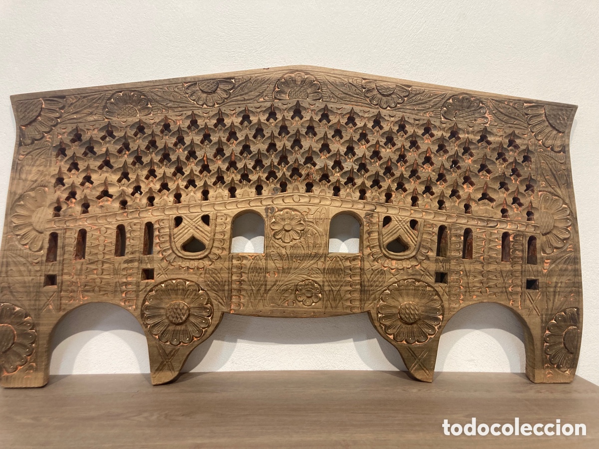 Antig&uuml;edades: Antiguo yugo de tejo decapado - Foto 1