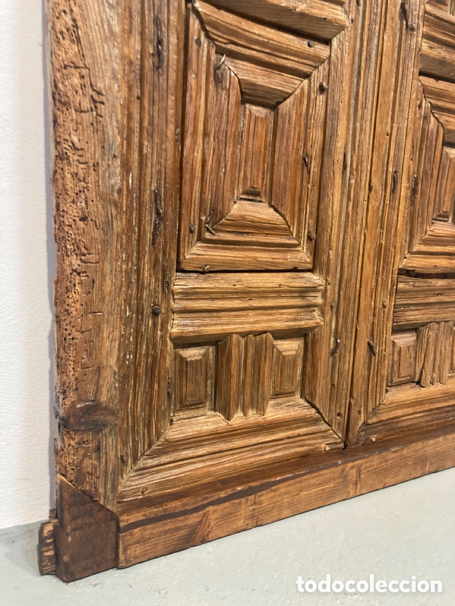 Antig&uuml;edades: Antigua ventana de madera r&uacute;stica - Foto 3