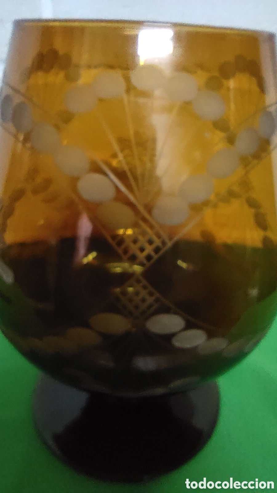 Antig&uuml;edades: Copa gigante tallada, brandy - Foto 4