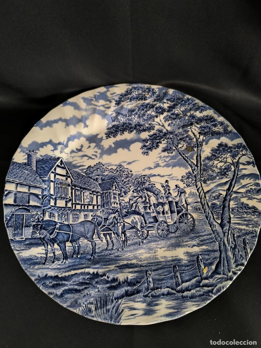 Antig&uuml;edades: plato vintage de porcelana - Foto 1