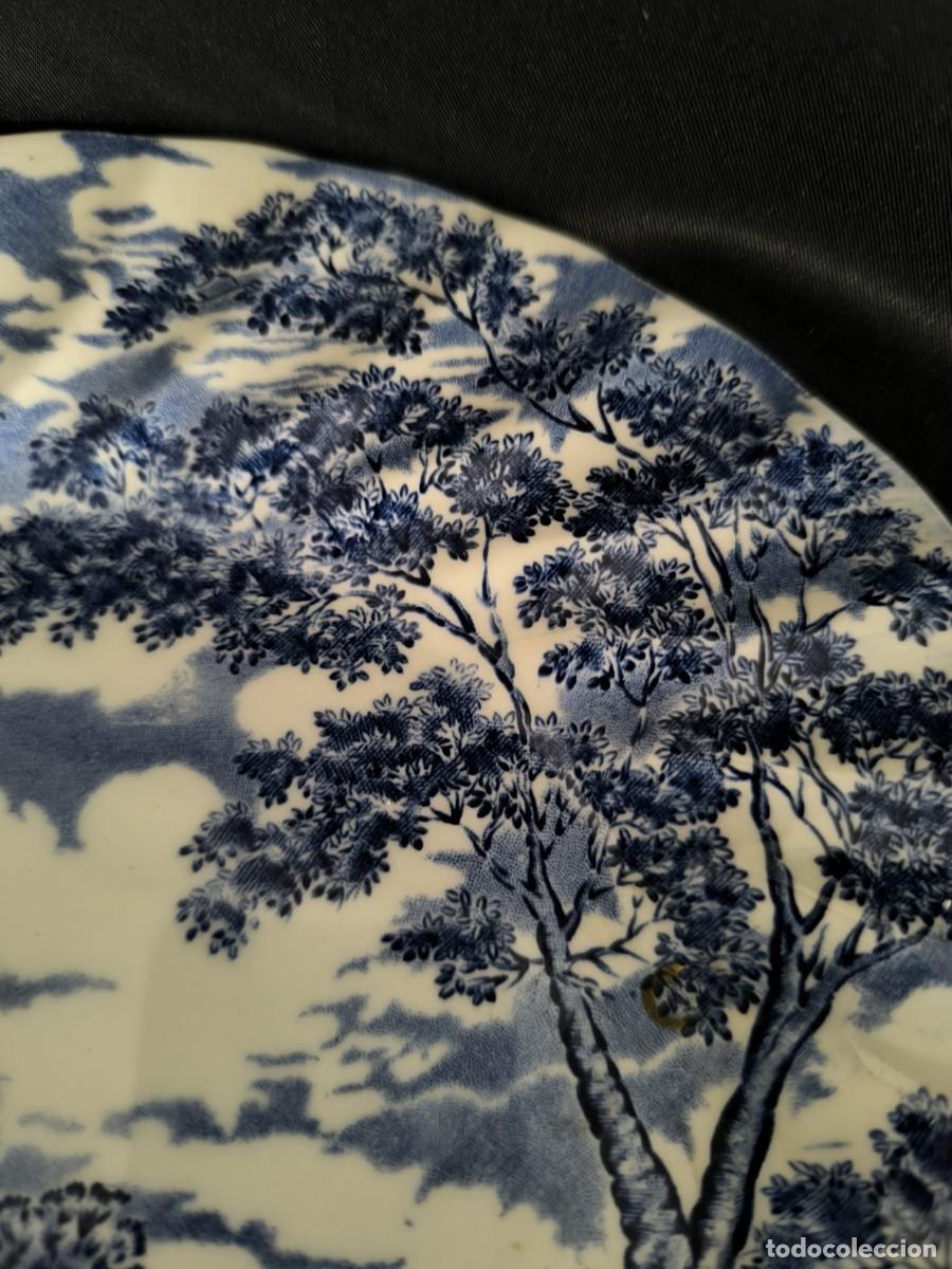 Antig&uuml;edades: plato vintage de porcelana - Foto 3