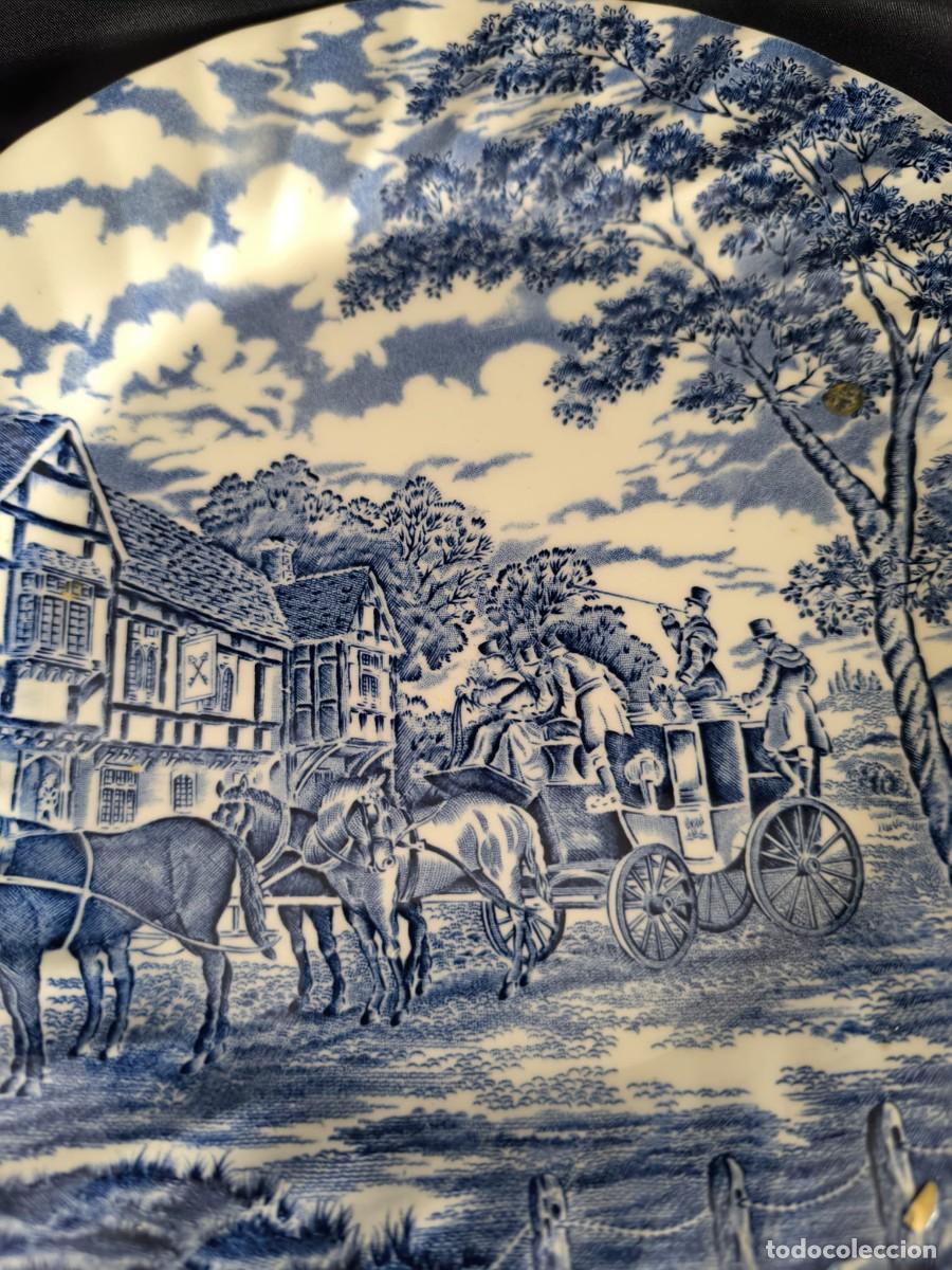 Antig&uuml;edades: plato vintage de porcelana - Foto 5