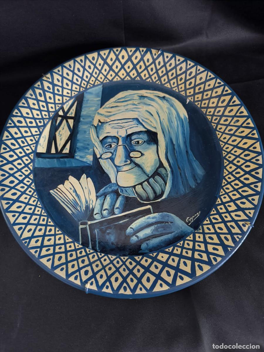 Antig&uuml;edades: plato porcelana Boch - Foto 3