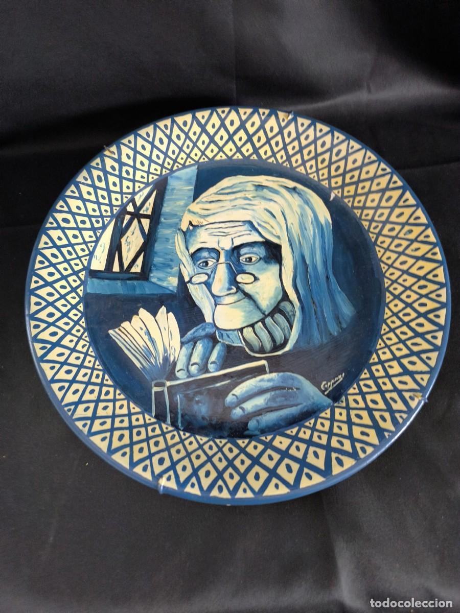 Antig&uuml;edades: plato porcelana Boch - Foto 4