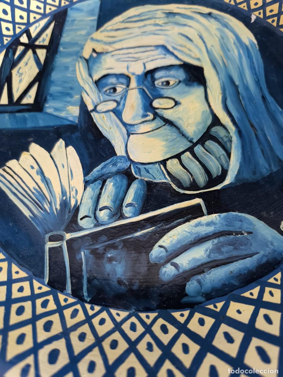 Antig&uuml;edades: plato porcelana Boch - Foto 5