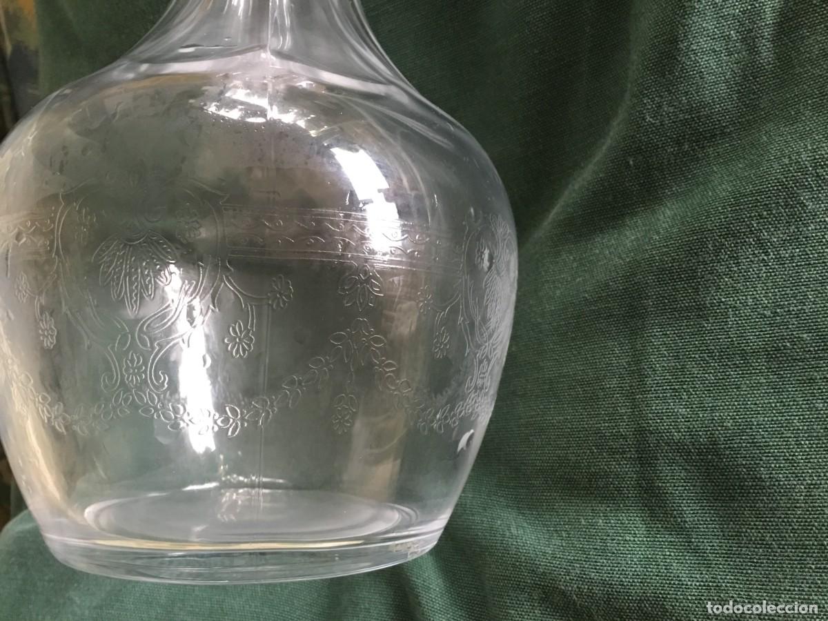 Antig&uuml;edades: BOTELLA DE CRISTAL TALLADA - Foto 3