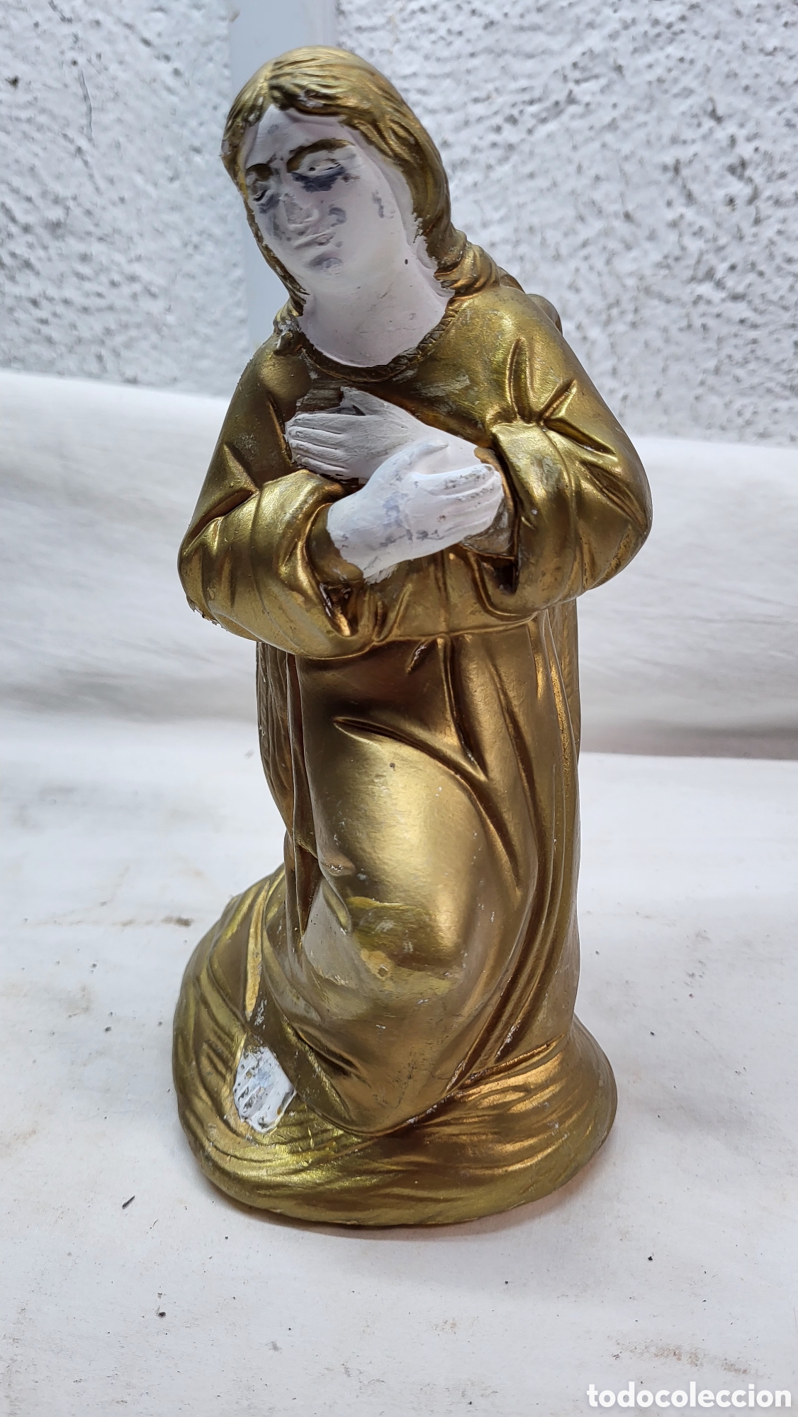 Antig&uuml;edades: Figura Religiosa de Yeso - Foto 2