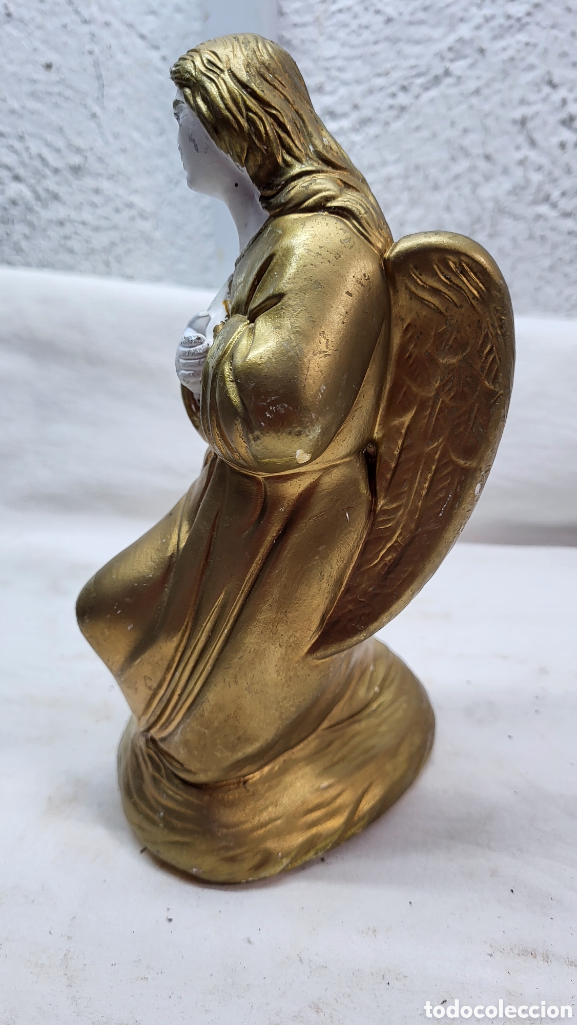 Antig&uuml;edades: Figura Religiosa de Yeso - Foto 3