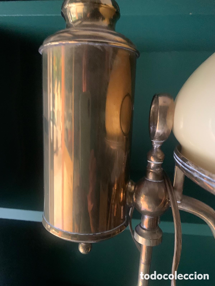 Antig&uuml;edades: DECORATIVA L&Aacute;MPARA QUINQU&Eacute; - Foto 3